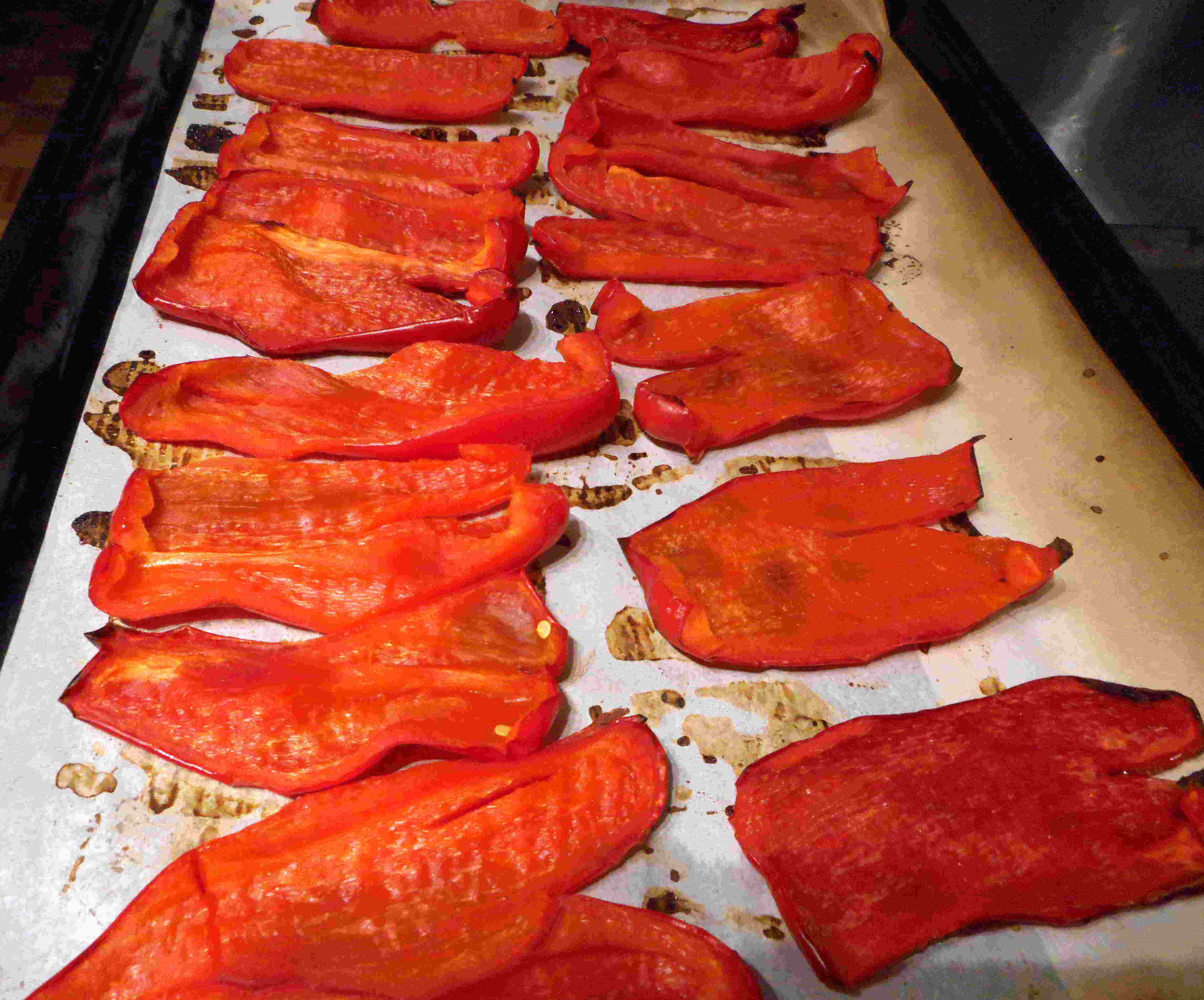 Poivrons prêts à enfourner